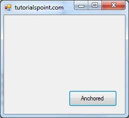 VB.Net Anchoring Example