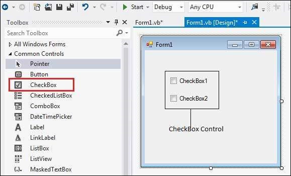 VB.Net CheckBox Control