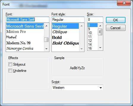 VB.Net Font Dialog