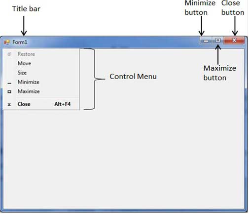 VB.Net Form Title Bar