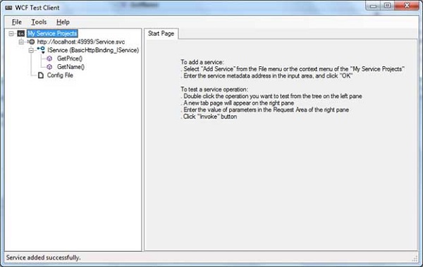 WCF Service Testing