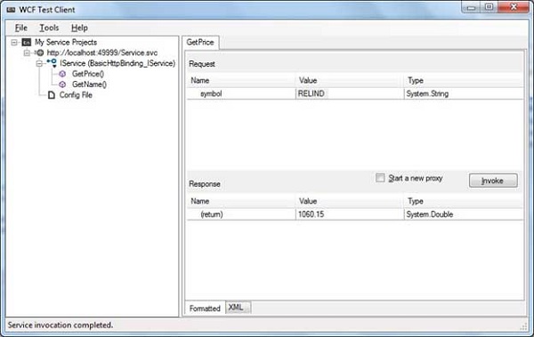 WCF Service Testing