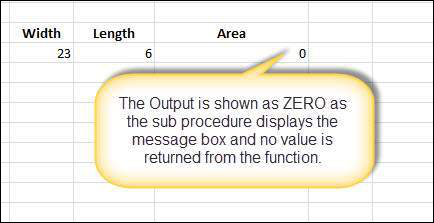 Calculate Area Sub 3 in VBA