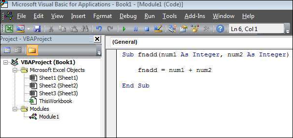 Module in VBScript