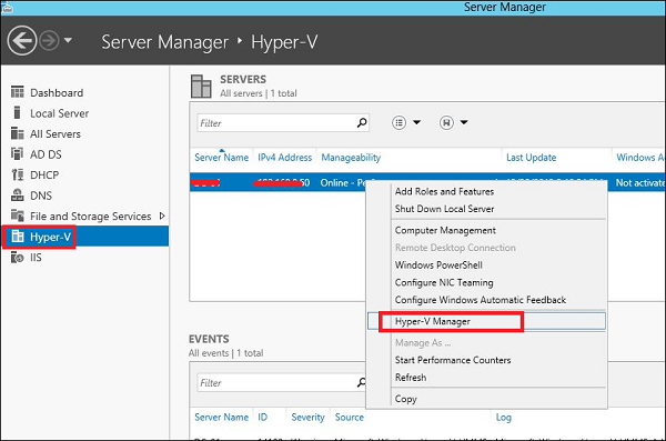 Hyper-V Manager