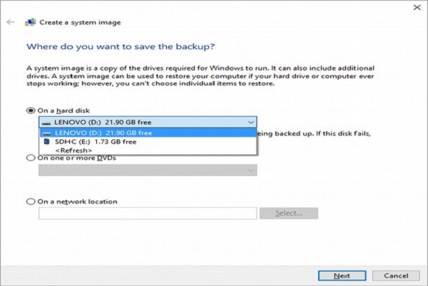 Create a System Image