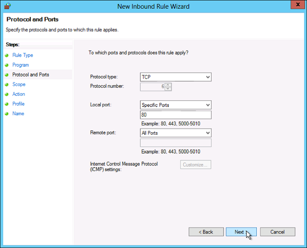 Select Protocol Type