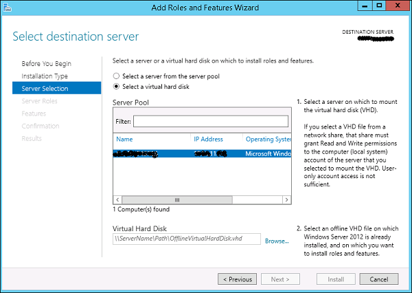 Select Virtual Hard Disk