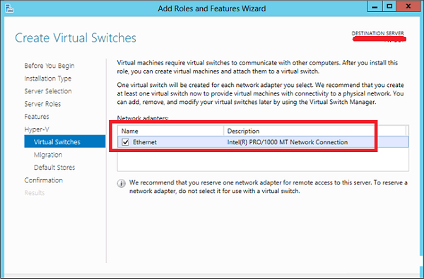 Virtual Switches