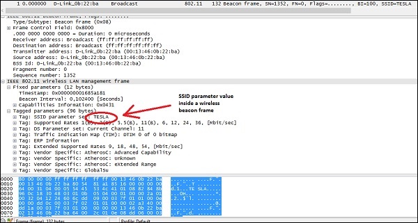 Beacon Frame SSID