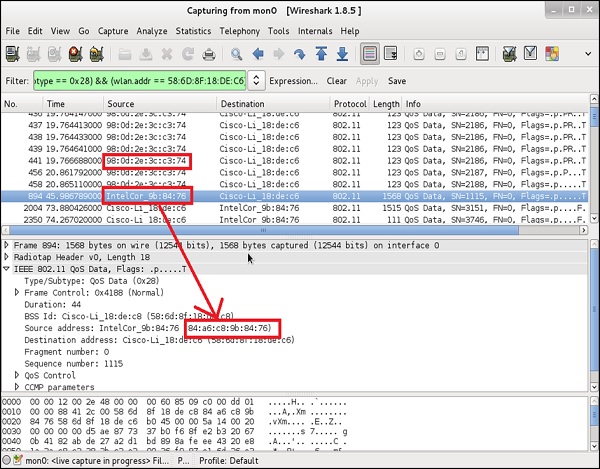 MAC Address on Radio Interface