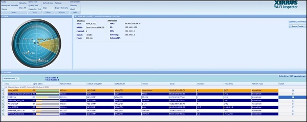 Xirrus Wi-Fi Inspector