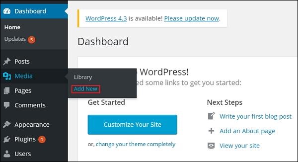 WordPress Add Media