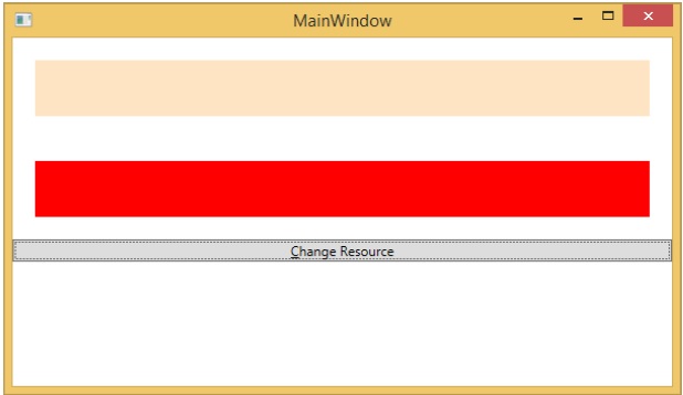 Change Resource Dictionaries