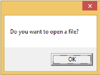 Click on Open button