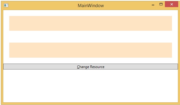 Resource Dictionaries Output