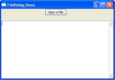 File Dialog Demo