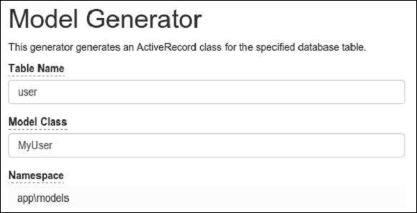 Data Widget Preparing DB